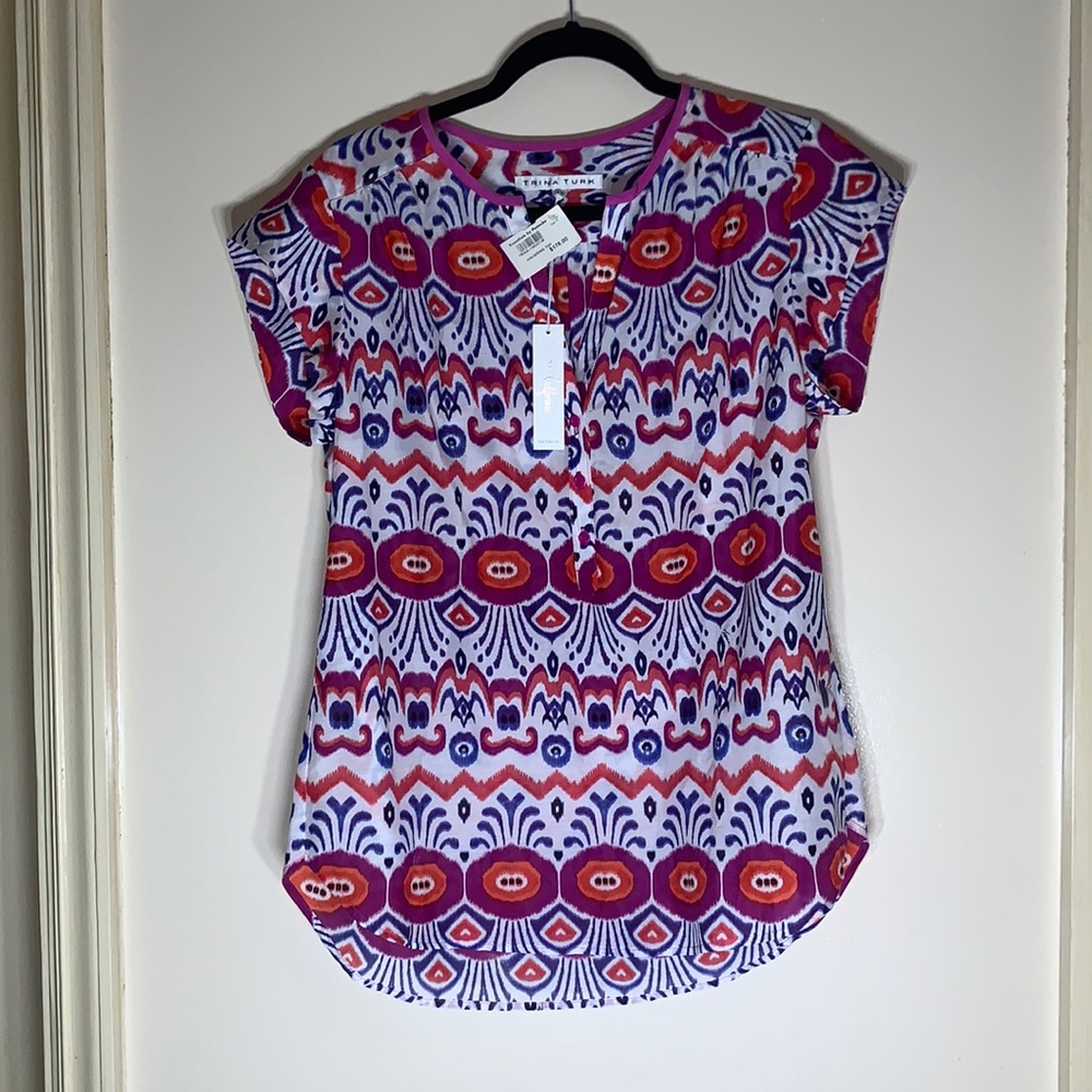 NWT Trina Turk Kindering Top, Size M